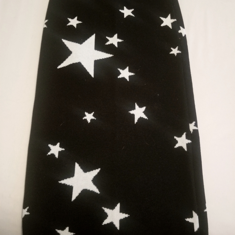 Starry night high-waisted skirt